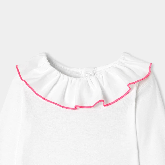 Body bébé fille en coton