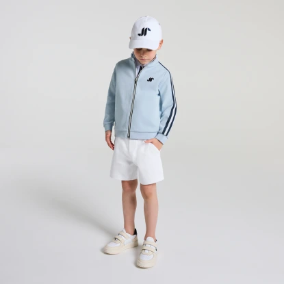 Short enfant garçon en molleton piqué double face
