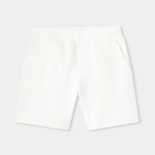 Short enfant garçon en molleton piqué double face