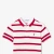 Polo enfant garçon piqué de coton rayé