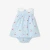 Robe bébé fille en popeline motif fleur