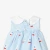 Robe bébé fille en popeline motif fleur