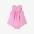 Robe de cérémonie bébé fille en popeline de coton