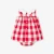 Robe bébé fille en popeline vichy