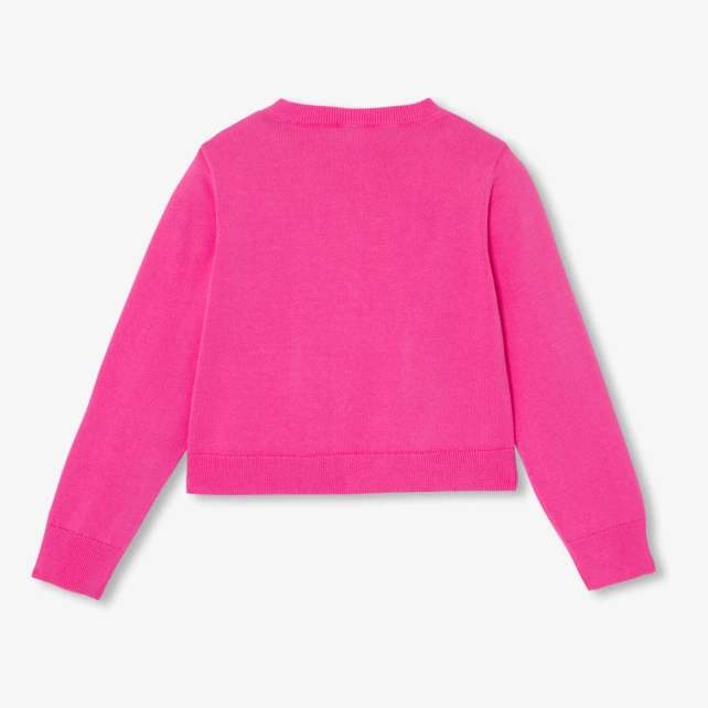 Cardigan enfant fille en coton jersey