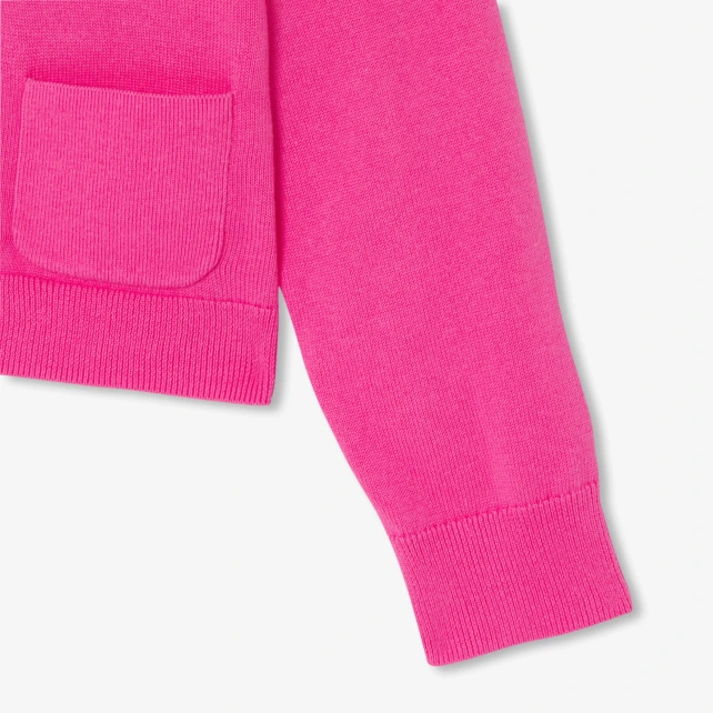 Cardigan enfant fille en coton jersey