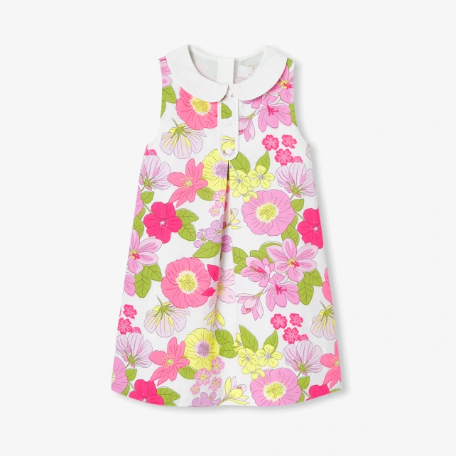 Robe cérémonie enfant fille coupe trapèze