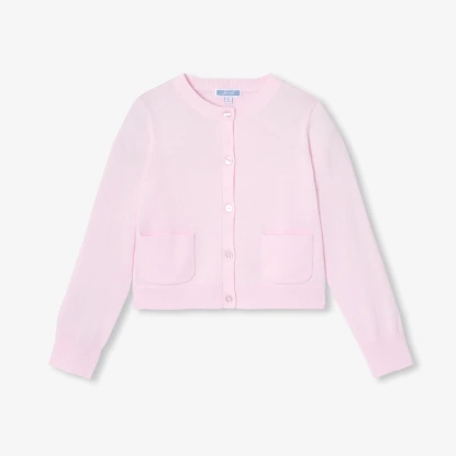 Cardigan enfant fille en coton jersey