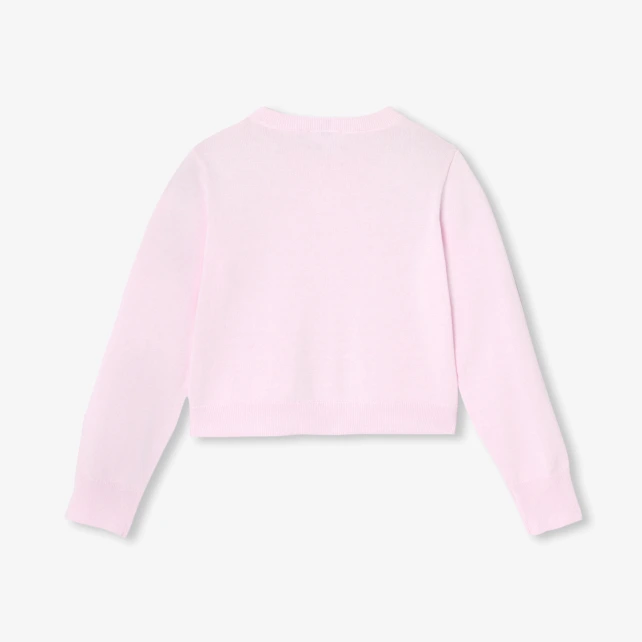 Cardigan enfant fille en coton jersey