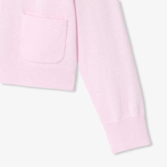 Cardigan enfant fille en coton jersey
