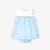 Robe bébé fille en fil à fil de coton