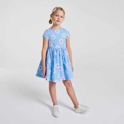 Robe enfant fille en popeline