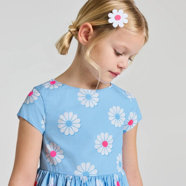 Robe enfant fille en popeline