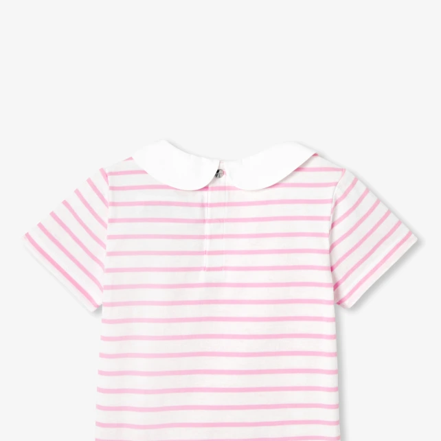 Polo rayé enfant fille
