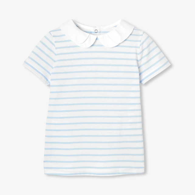 Polo rayé enfant fille