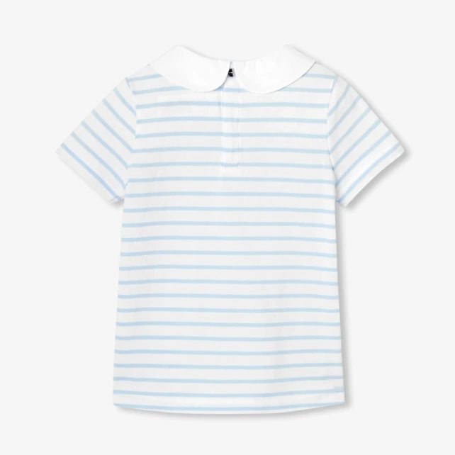 Polo rayé enfant fille