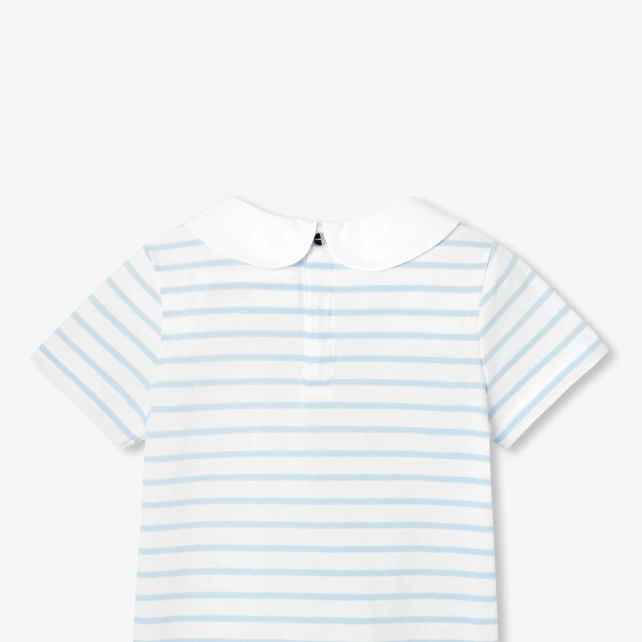 Polo rayé enfant fille