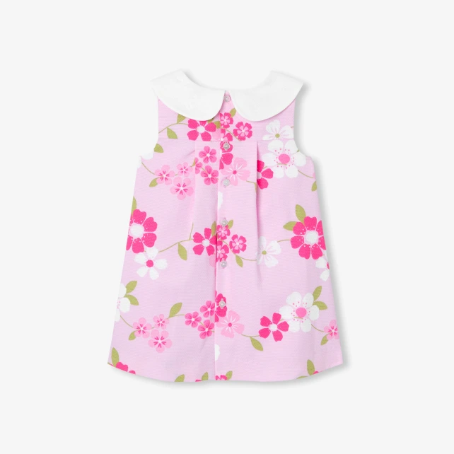 Robe bébé fille motif fleurs