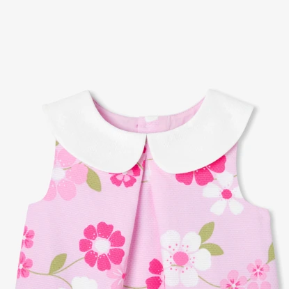 Robe bébé fille motif fleurs