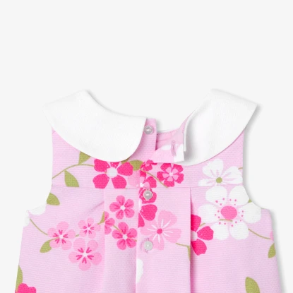 Robe bébé fille motif fleurs