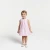 Robe de cérémonie bébé fille coupe trapèze