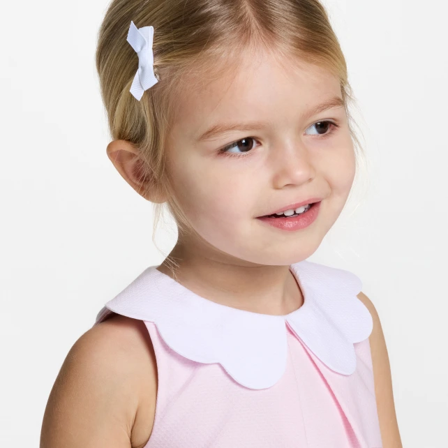 Robe de cérémonie bébé fille coupe trapèze