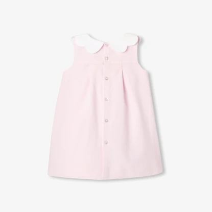Robe de cérémonie bébé fille coupe trapèze