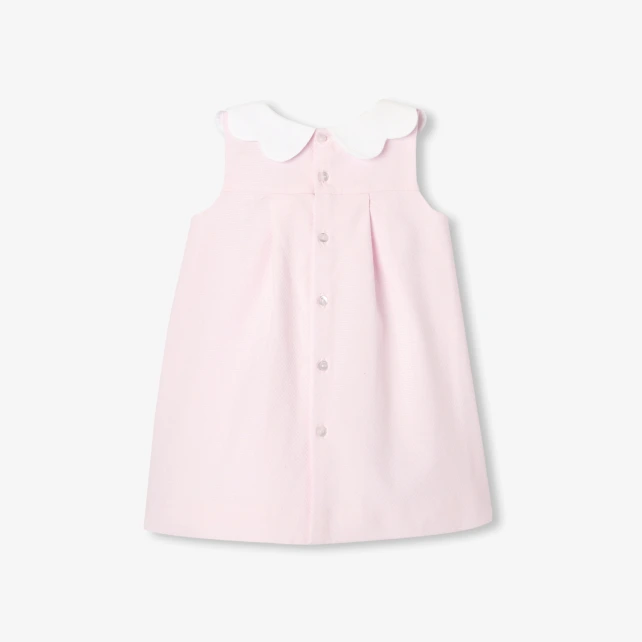 Robe de cérémonie bébé fille coupe trapèze