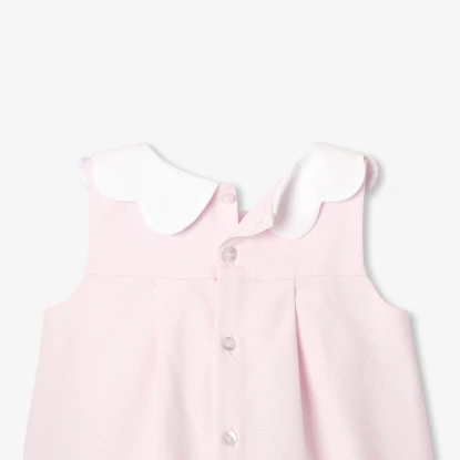 Robe de cérémonie bébé fille coupe trapèze