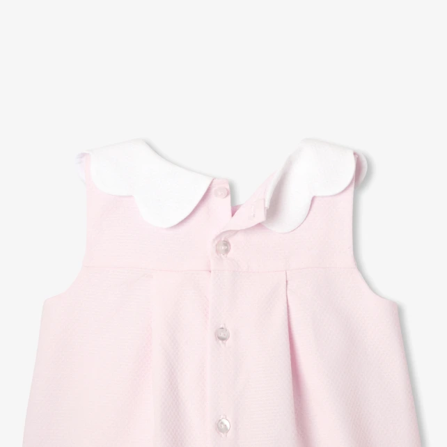Robe de cérémonie bébé fille coupe trapèze