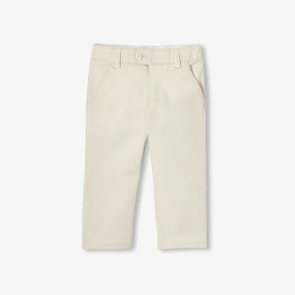 Pantalon bébé garçon en twill de coton