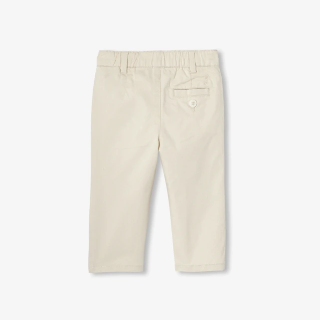 Pantalon bébé garçon en twill de coton