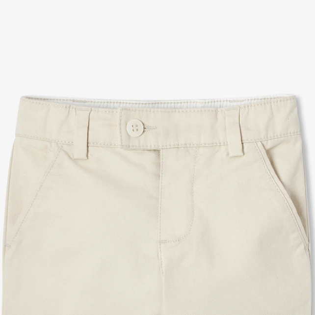 Pantalon bébé garçon en twill de coton