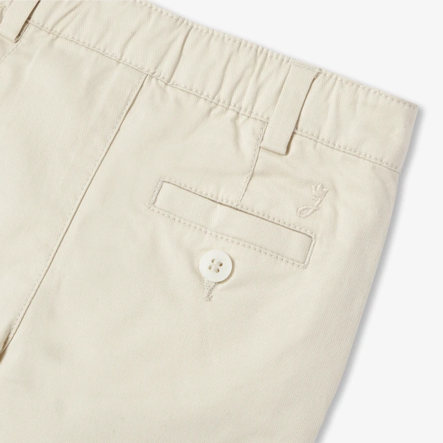 Pantalon bébé garçon en twill de coton