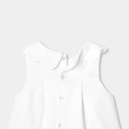 Robe de cérémonie bébé fille coupe trapèze