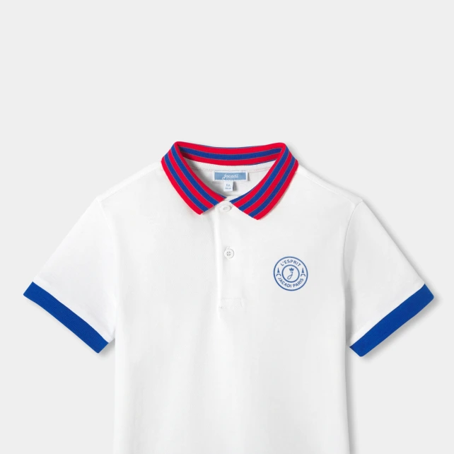 Polo enfant garçon en coton