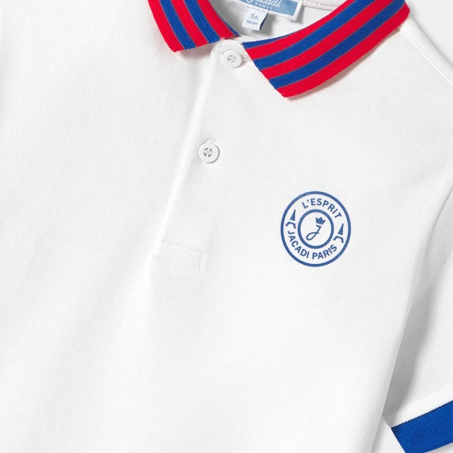 Polo enfant garçon en coton