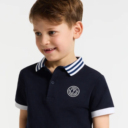Polo enfant garçon en coton
