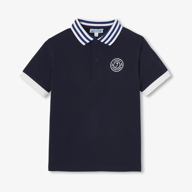 Polo enfant garçon en coton