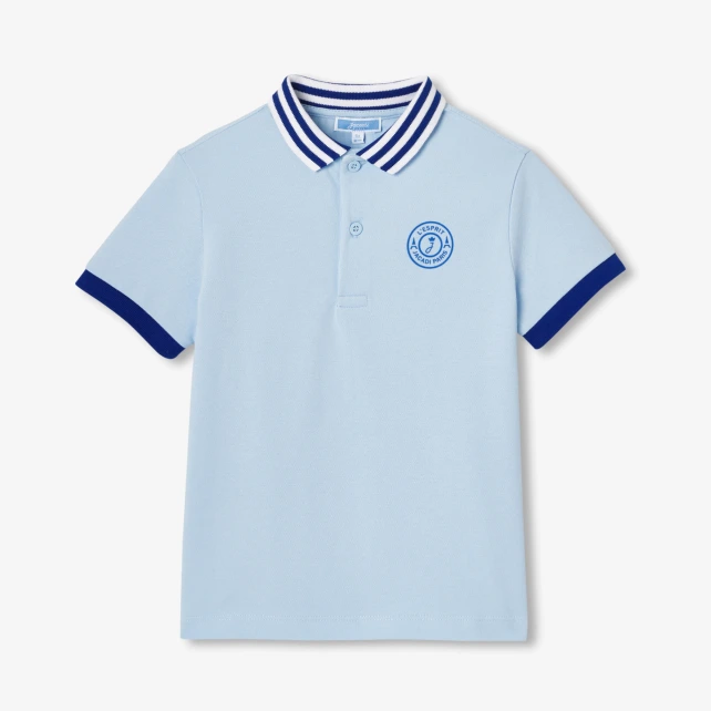 Polo enfant garçon en coton
