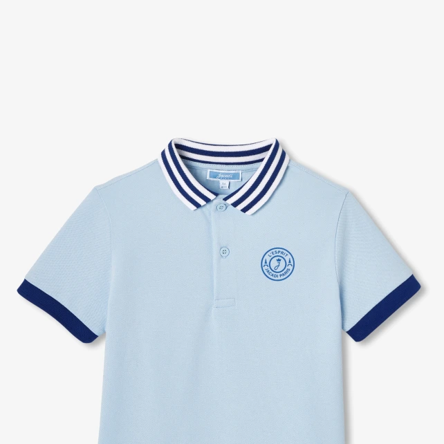 Polo enfant garçon en coton
