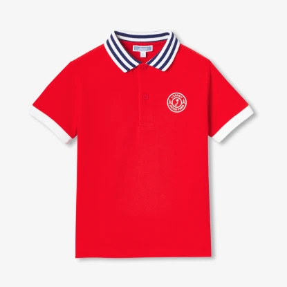 Polo enfant garçon en coton