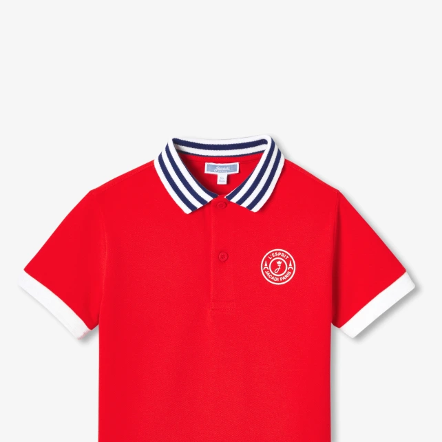 Polo enfant garçon en coton