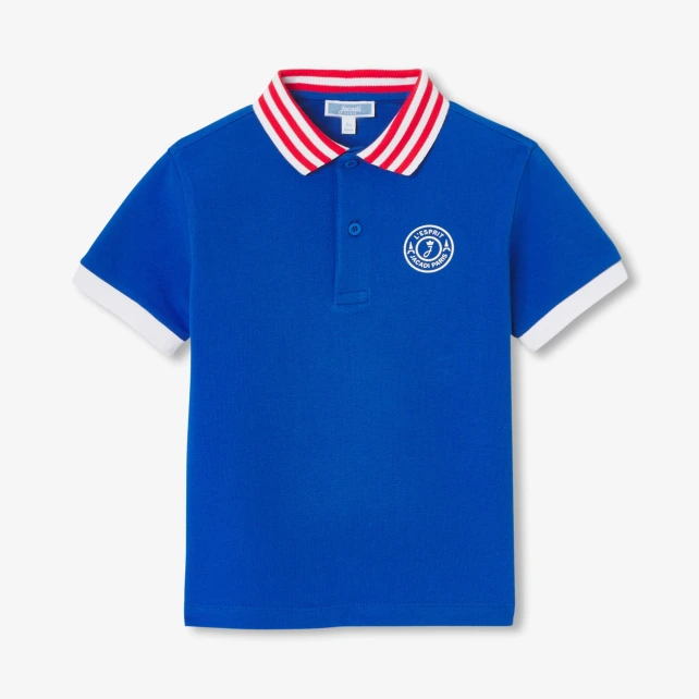 Polo enfant garçon en coton
