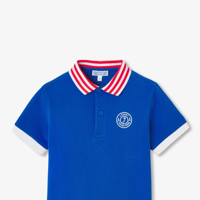 Polo enfant garçon en coton