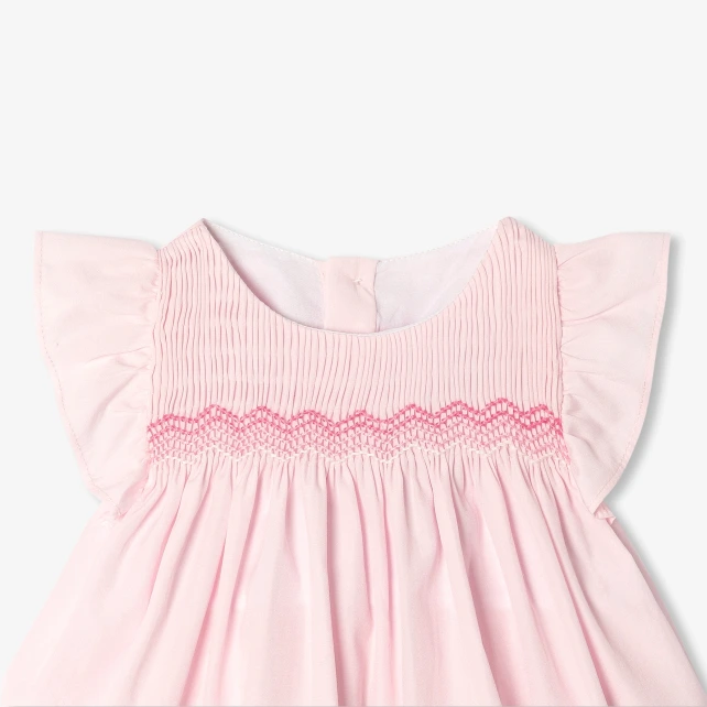 Ensemble bébé fille en popeline