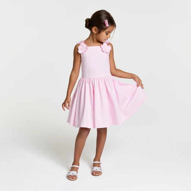 Robe de cérémonie enfant fille en satin