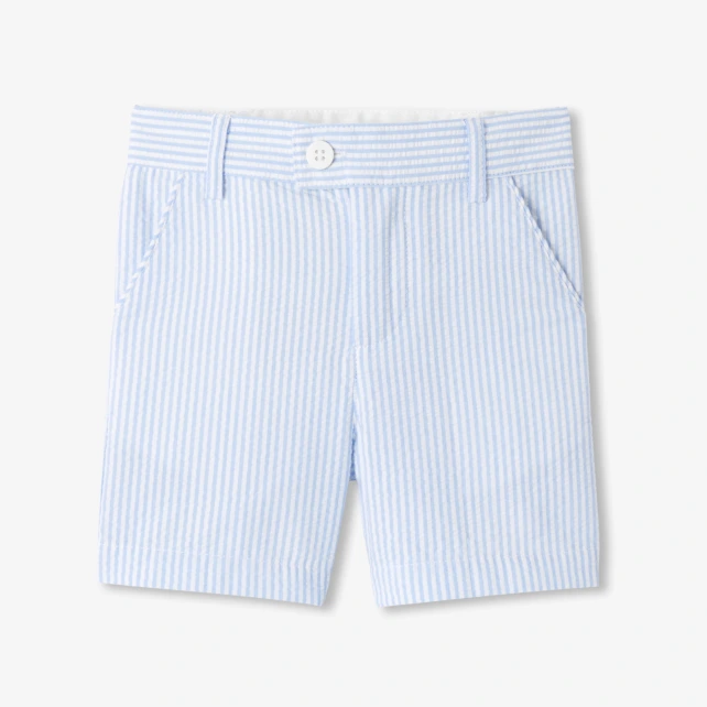 Short bébé garçon en seersucker