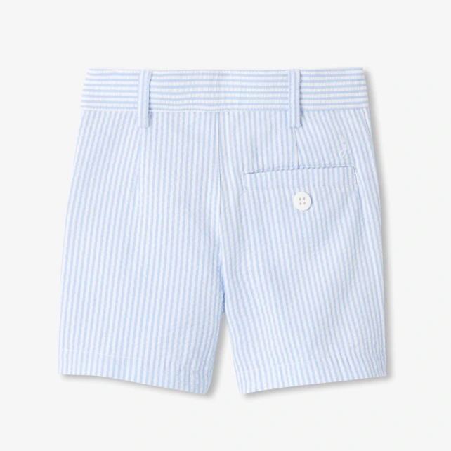 Short bébé garçon en seersucker