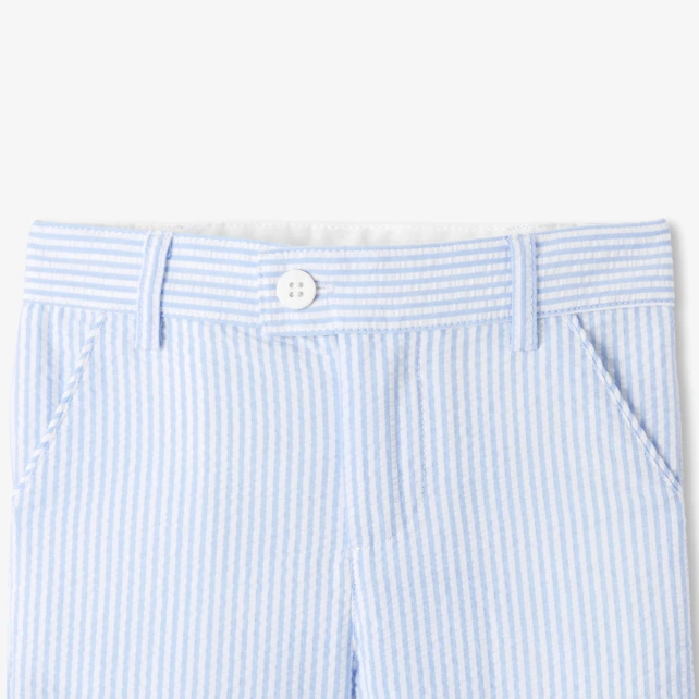 Short bébé garçon en seersucker